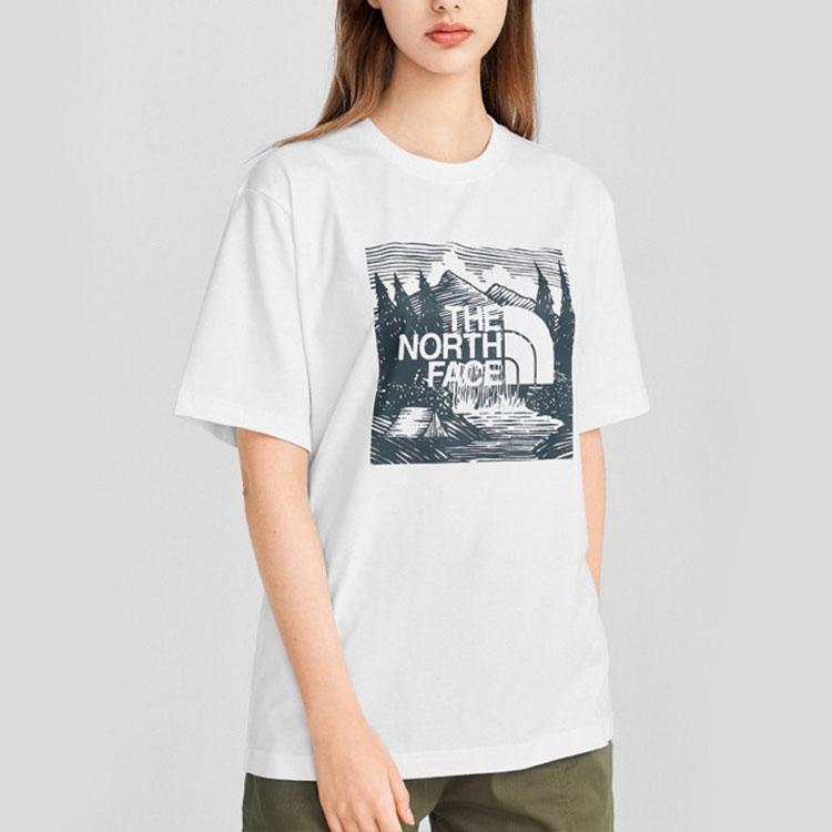 THE NORTH FACE T Shirt Unisex White NF0A7QRB-FN4