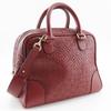 Loewe Amazona 75 Handbag Repeat Anagram 2WAYShoulder Red Calfskin Women Used