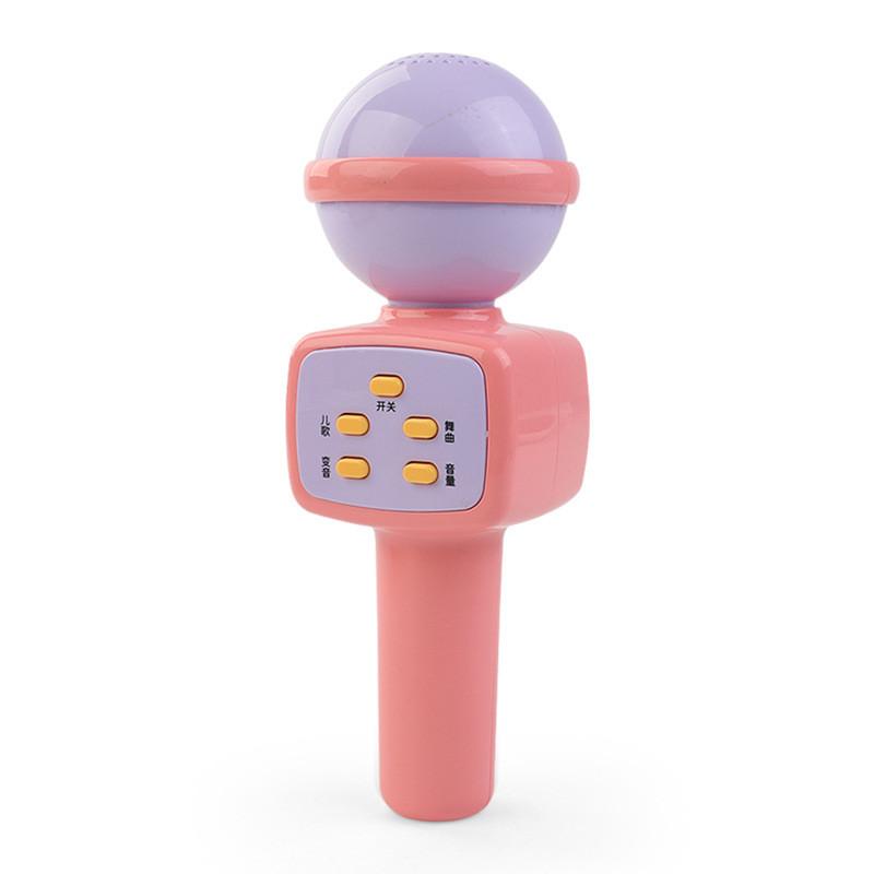 Microfono Karaoke Interattivo per Bambini con Alimentazione a Batteria ed Effetti Vocali per il Gioco