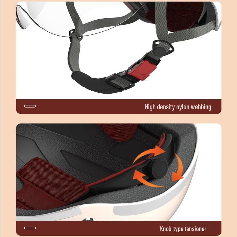 Gurede Unisex Summer Electric Motorcycle Half Helmet