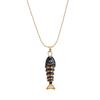 Goldfish Nylon Rope Necklace Marine Organism Charms Ocean Series  Necklace  Girls