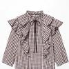 2025 Winter European & American Plaid Layered Decorative Shirt
