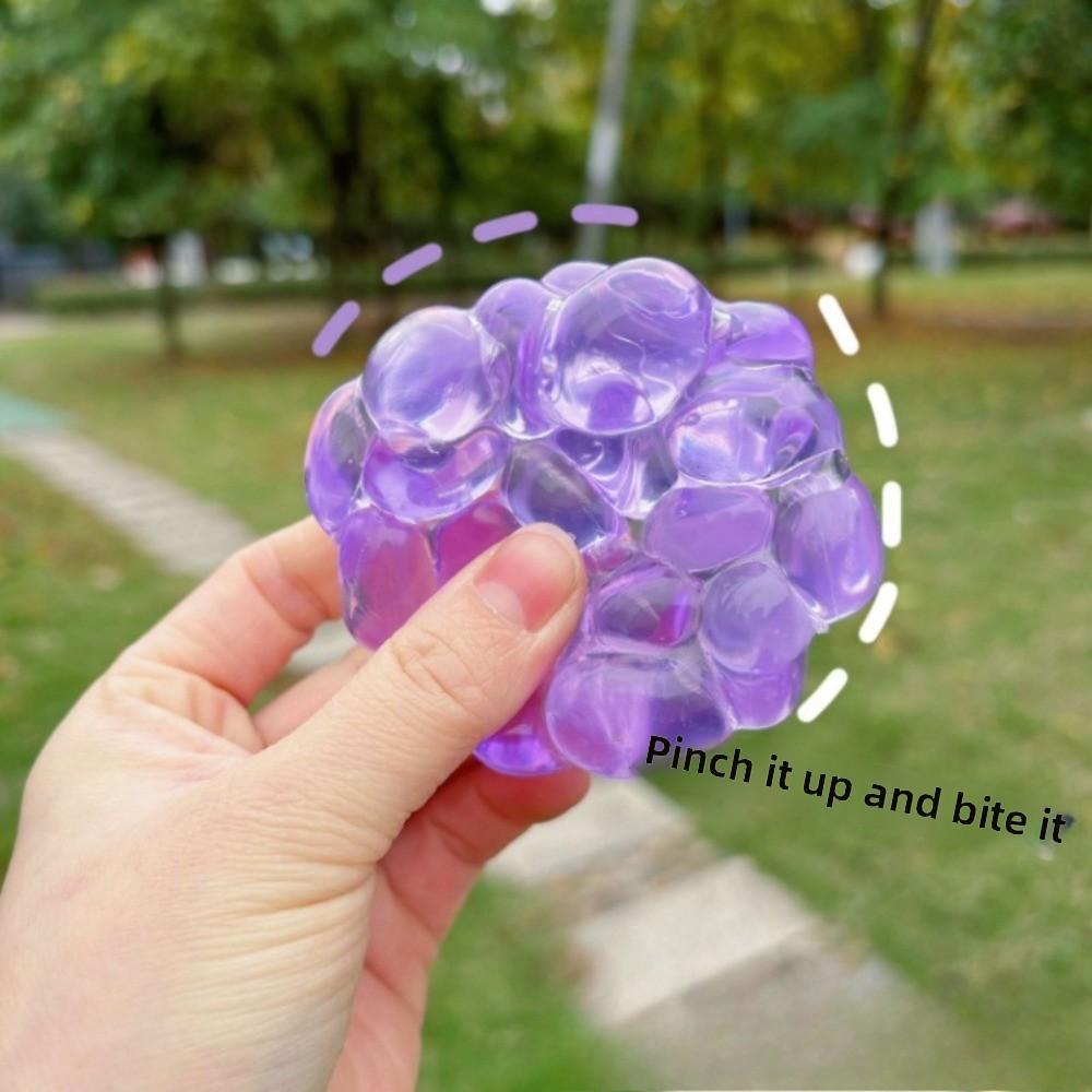 Squishy Colorful Noise Stress Ball, Crunchy Squeeze Toy for Anxiety Relief, Moldable Fidget Toy for Adults Kids Relaxation Gift