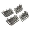 4 Set Maniglie Interne Porta Anteriori Posteriori Sinistra Destra Funzionamento Fluido 1JV461J3AA per Grand Cherokee dal 2005 al 2011