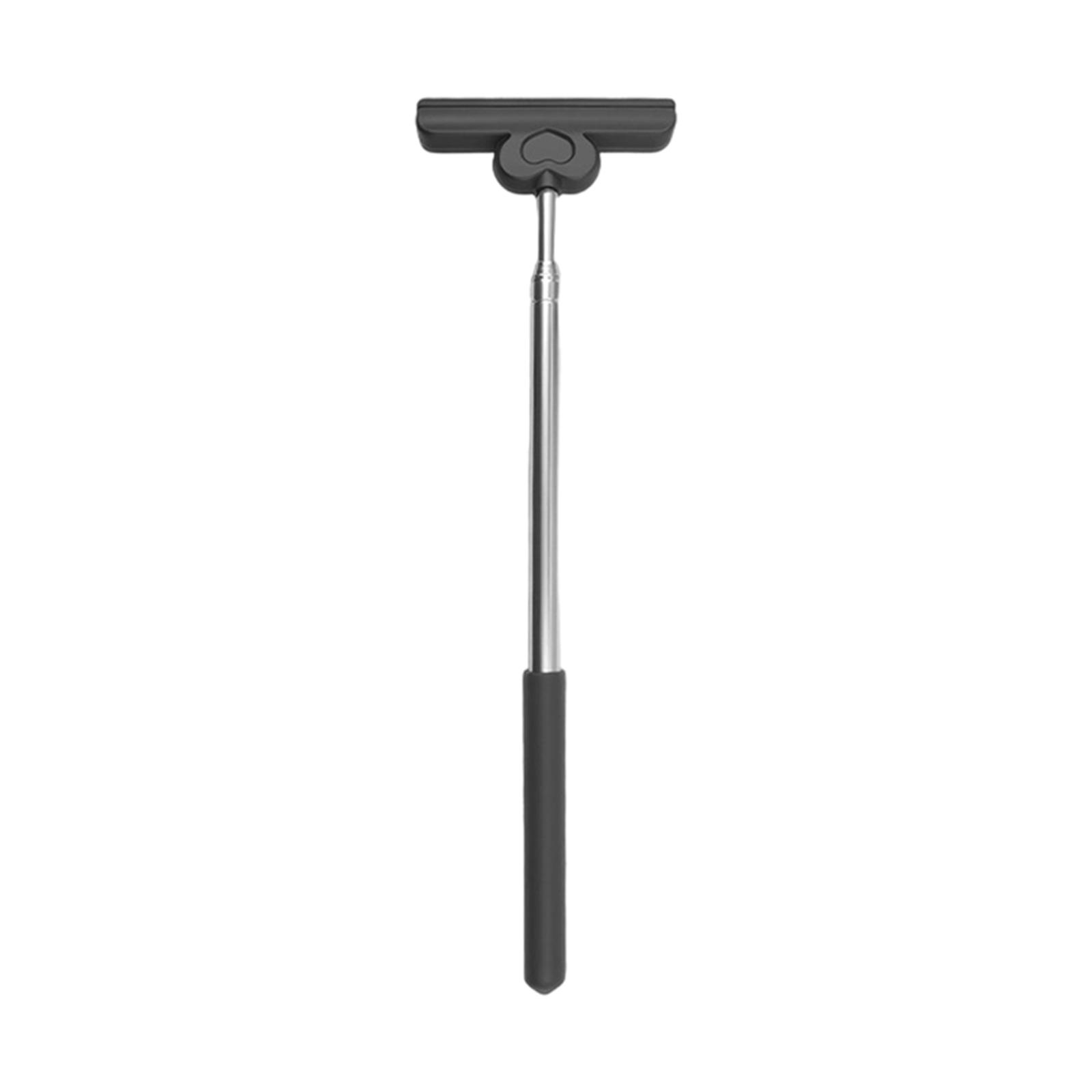 

Дворник зеркала заднего вида Скребок для снега Очиститель запотевшего стекла Автомобильный выдвижной дворник от дождя One Size чёрный