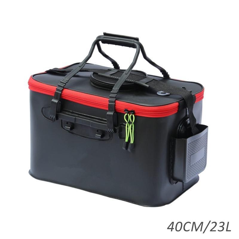 11-35L Foldable Fish Bucket Multi-Functional EVA Fishing Bag for Live Fish Storage Fish Container 5 Sizes