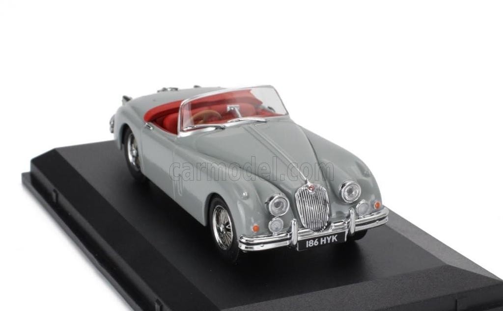 Oxford Jaguar 1/43 XK 150 Roadster Diecast Model (Light Gray) [Parallel Import]