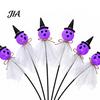 Solar Powered Halloween Ghost Lights Swaying Outdoor Decorations, Stake Light, 6 LEDs Festive Lawn Ornaments for Parties Pathway Lights, Waterproof