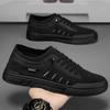 Fashion Non Slip Casual Shoes for Men Lightweight Plain Gray Sneakers In Promotion Legitimate 2025 Trend Designer Luxury Work Man Shoe