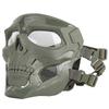 Neue Skull Taktische Schutzmaske Outdoor Riding Persönlichkeit Sanddichte Maske Atmungsaktiv Gesicht War Game Kappe Stoßreduzierung Vollgesichtsschutzkappe 1 Stück
