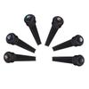 6Pcs Ebony Bridge Pins With Abalone Shell for Acoustic Folk Guitar Guitars Accessories