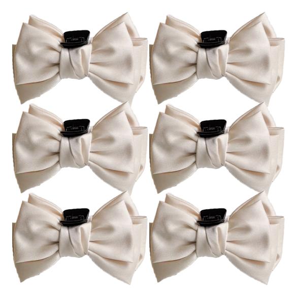Korea large size bow hair clip elegant temperament simple style exquisite girl  claw clip fashion hair accessories