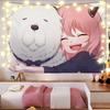 Spy X Family Ania Anime Tapiz de Pared Cabecero Decorativo para Dormitorio Dormitorio Decoración de Pared de Anime Obras de Arte para Fans