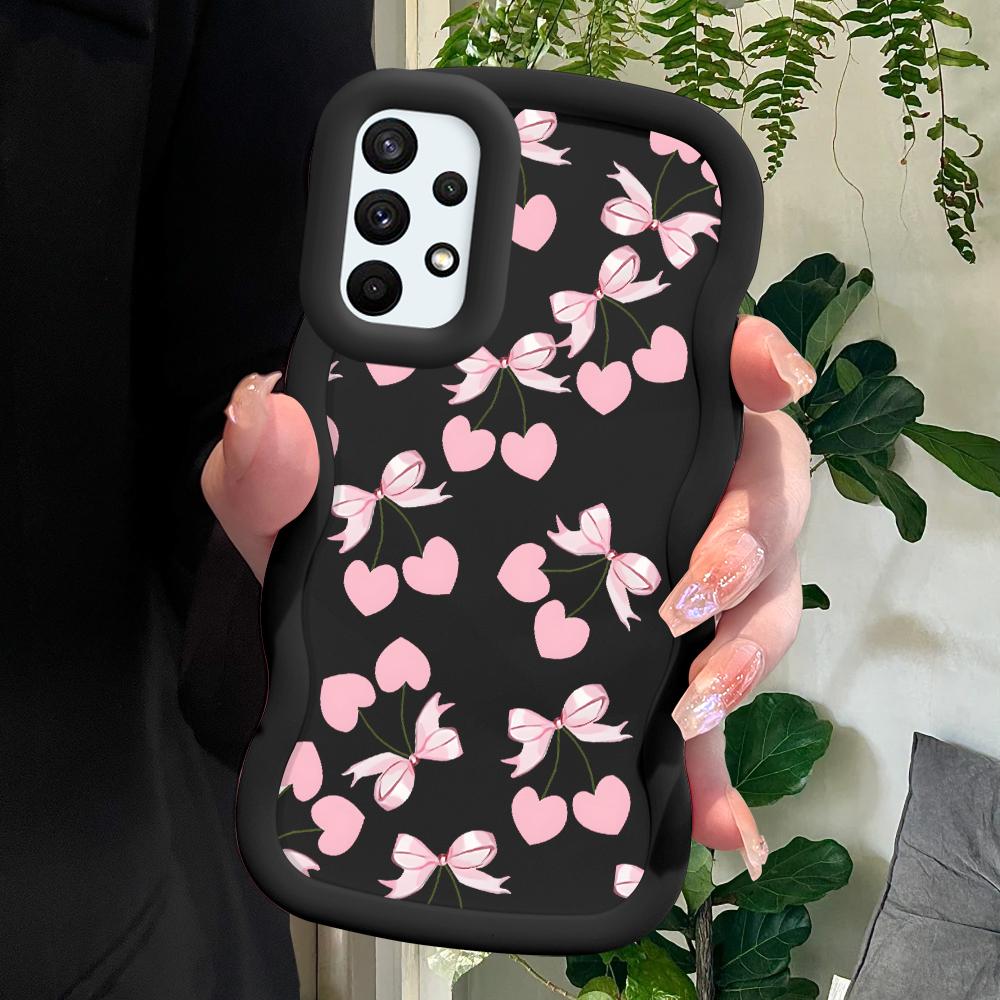 

Окрашенный узор Big Wave Edge Мягкий силиконовый материал Macaron чехол для телефона противоударный защитный резиновый чехол для Samsung Xiaomi Poco Redmi Redmi 12