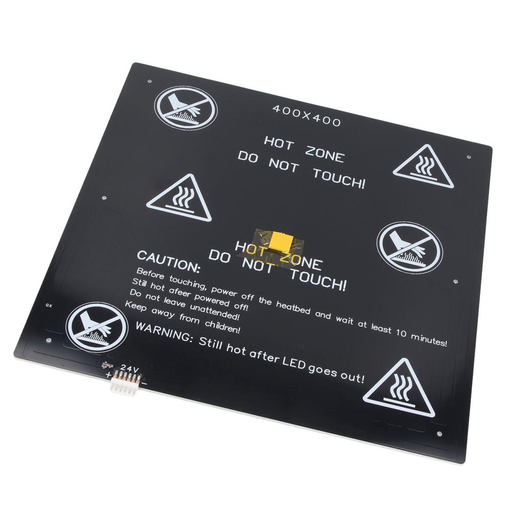 3D-Drucker Heizbett-Kit 24V 280W 2 Ohm Aluminiumlegierung 3D-Drucker Heizbett-Kit 400x400mm