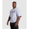 Gymshark Heritage Washed Short Sleeve Crew Silver Lilac A4a8d Pbyv