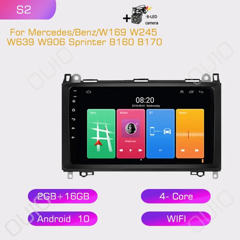 2din Car Radio Multimedia Player Carplay Auto GPS Navi For Mercedes Benz B200 Sprinter W906 W639 AB Class W169 W245 Viano Vito
