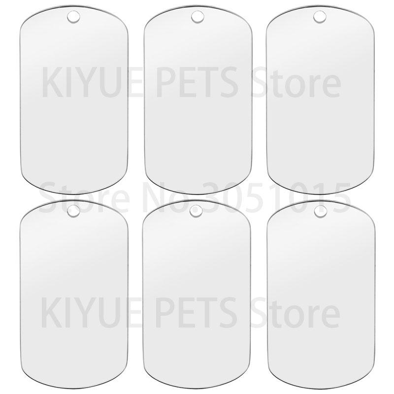 Wholesale 20PCS Pet Supplies Personalized Dog ID Tag Stainless Steel Custom Engraved Cat Pendant Accessories