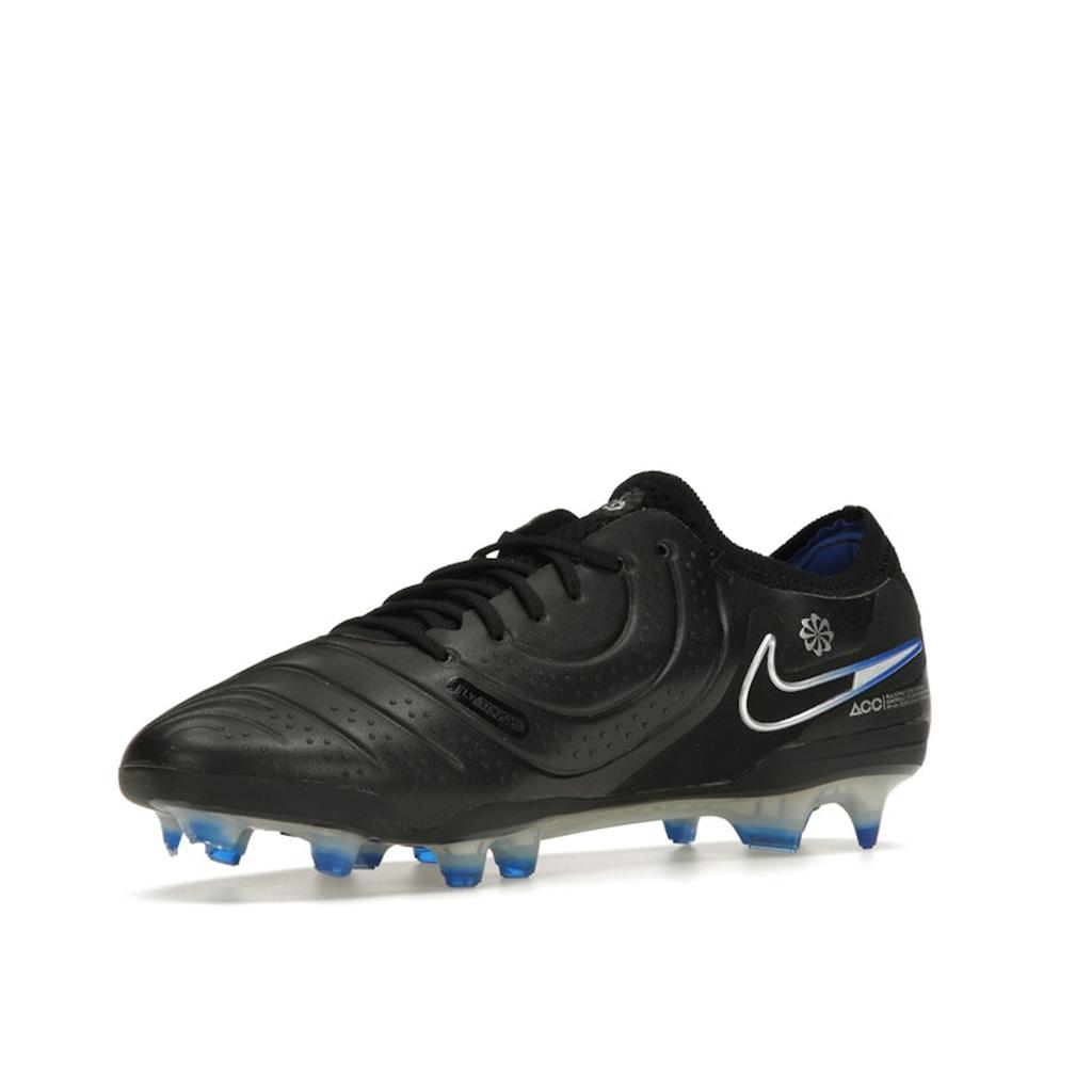 Nike Tiempo Legend 10 Elite FG Shadow Pack Unisex Sneakers Black Hyper-Royal Chrome DV4328-040