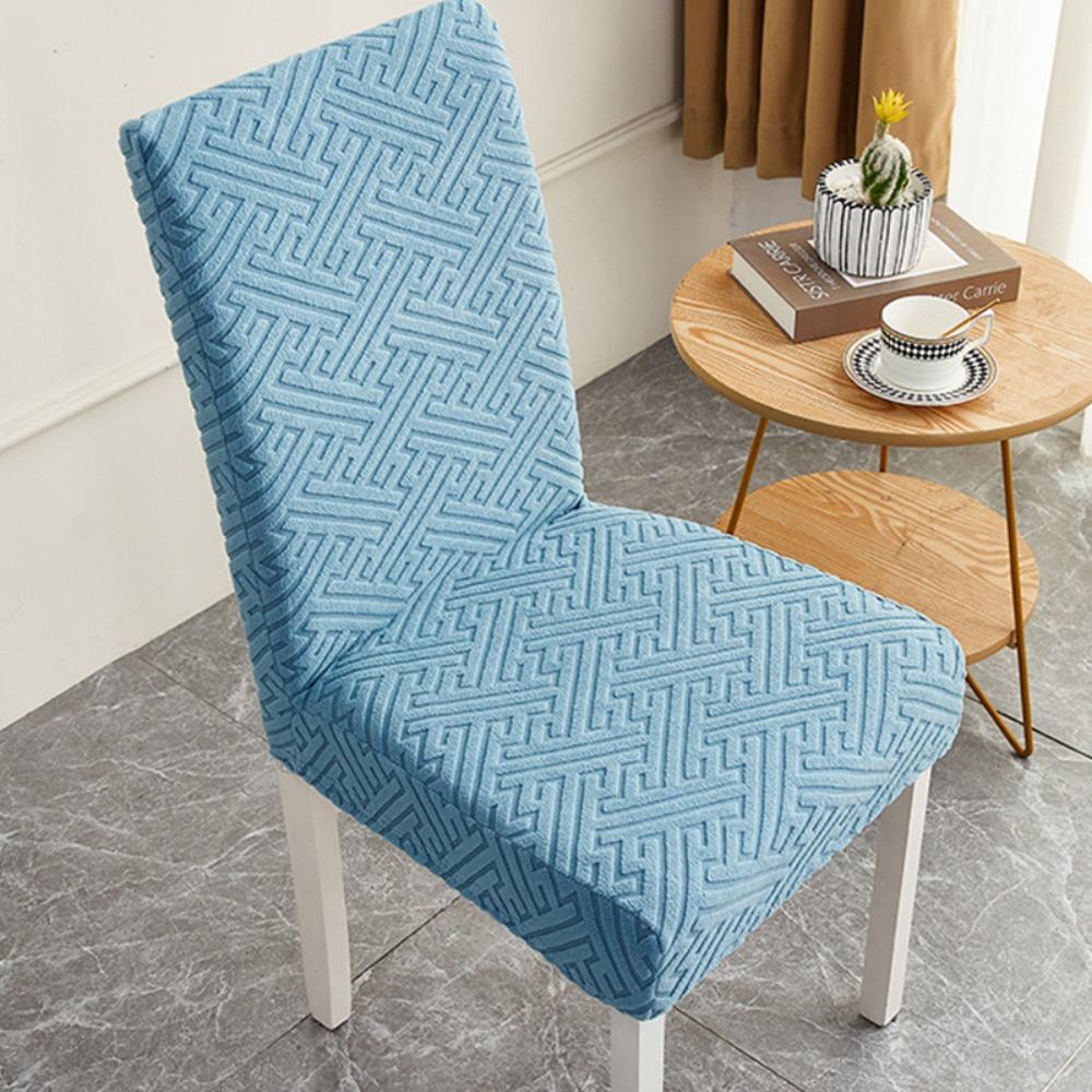 Elastic Chair Covers Set with Backrest Universal Stretch Dining Chair Slipcovers for Home Simple All Season Use