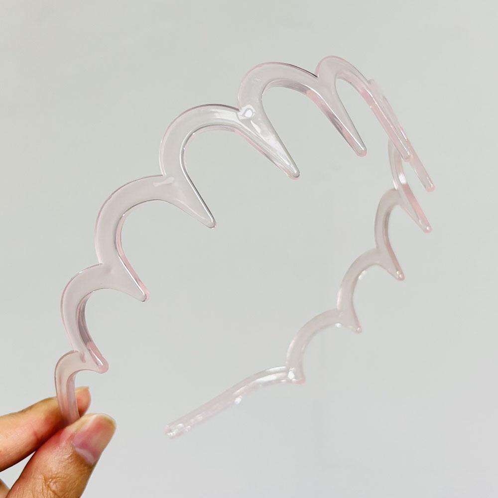 Fashion Glasses Frame Shape Acrylic Hairbands Women Lady Toothed Headband Anti-slip Hair Hoop Fashion Hair Accessory Decor Props