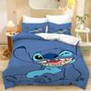 Home Textile Three-Piece Digital Printing Blue Cartoon Quilt Pillowcase Bedding