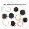 Metal Oil-Dot Fashion Buttons for Coats, Windbreakers, Jackets, Sweaters, and Cardigans