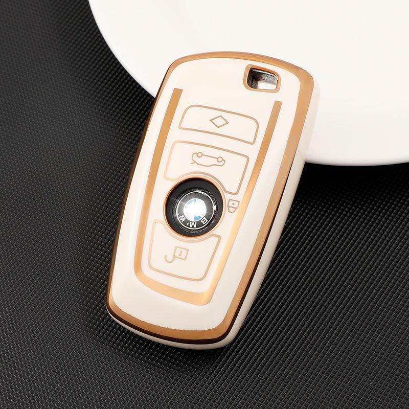 Neue Mode TPU Auto Smart Schlüssel Etui Hülle Für BMW 1 3 5 7 Serie X1 X3 X4 X5 F10 F15 F16 F20 F30 F18 F25 M3 M4 Geschützter Schlüsselanhänger Fob