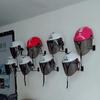 Motorcycle Helmet Holder Hat Organizer Display Holder Storage Rack Helmet Stand Hat Display Rack