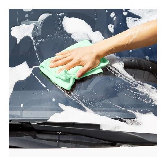 Cloth Microfiber Multipurpose Cleaning Car Wash Dish Cloth 36 Pieces (40 X 30 Cm) Green, Gray, Pink