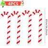 1-10PCS 35 Inch Inflatable Christmas Candy Cane for Christmas Decorations, Outdoor Holiday Decorations Christmas New Year Gifts