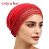 Silk Cotton Sunshade Headscarf With Adjustable Fit And Rhinestone Decor For Summer And Winter Fashion