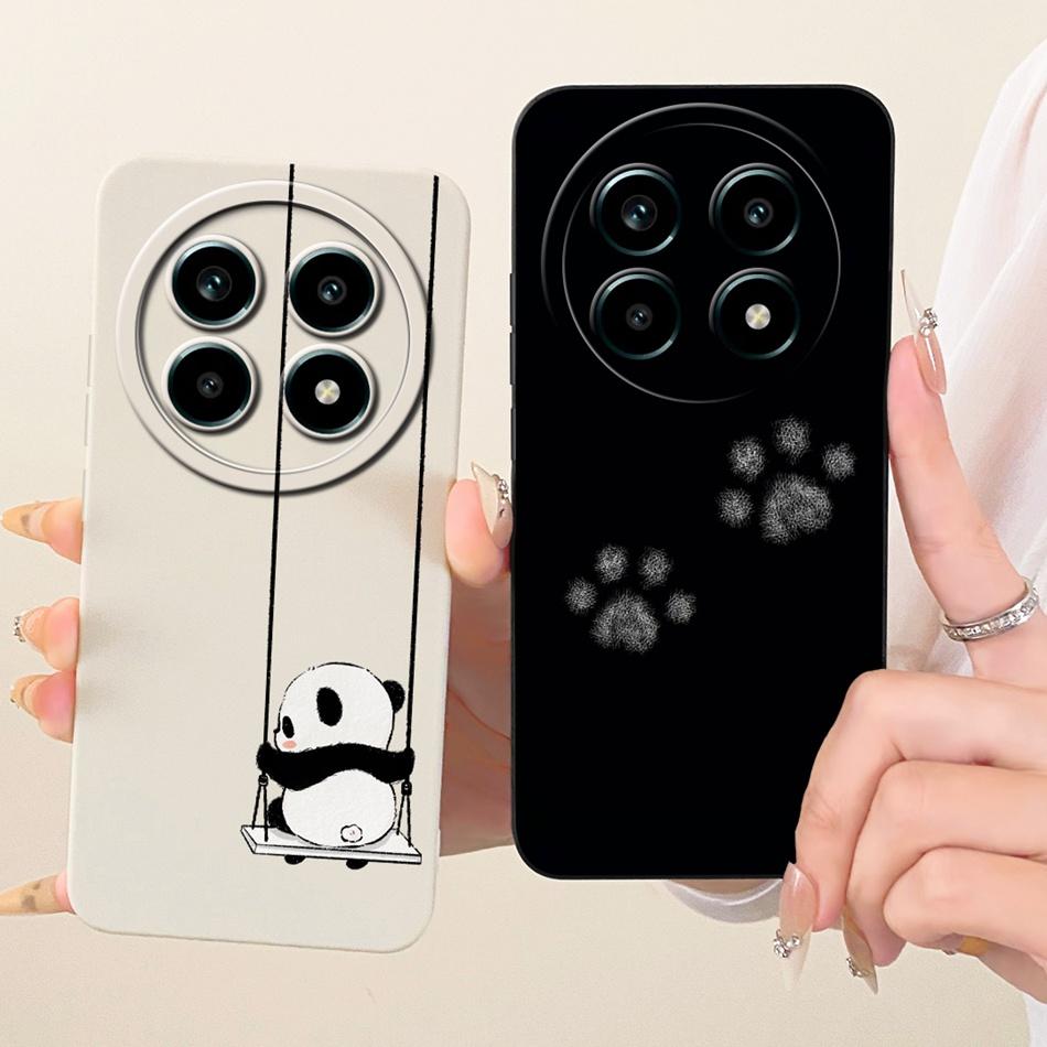 For Realme 13 Pro 13Pro+ Cute Cat Flower Cartoon Phone Case For Realme 13Pro Plus 5G Shockproof Soft Silicone Covers Bumpers