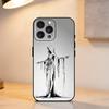G-Gothic Girl Sculpture Retro    Phone Case For iPhone 17,16,15,14,13,12,11 Plus,Pro Max,XS,Soft Silicone Black Cover