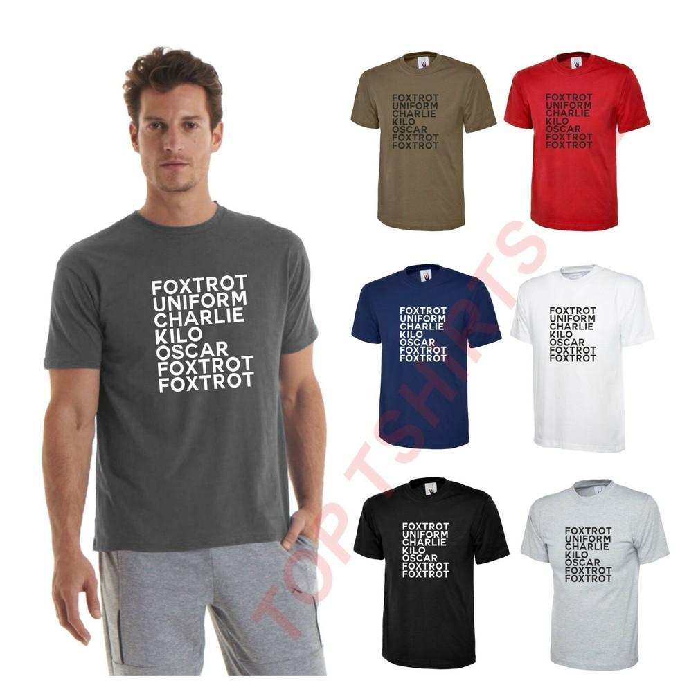 

Mens FOXTROT FU*OFF Swearing T-Shirt Funny Offensive Rude NATO PHONETIC ALPHABET 3XL