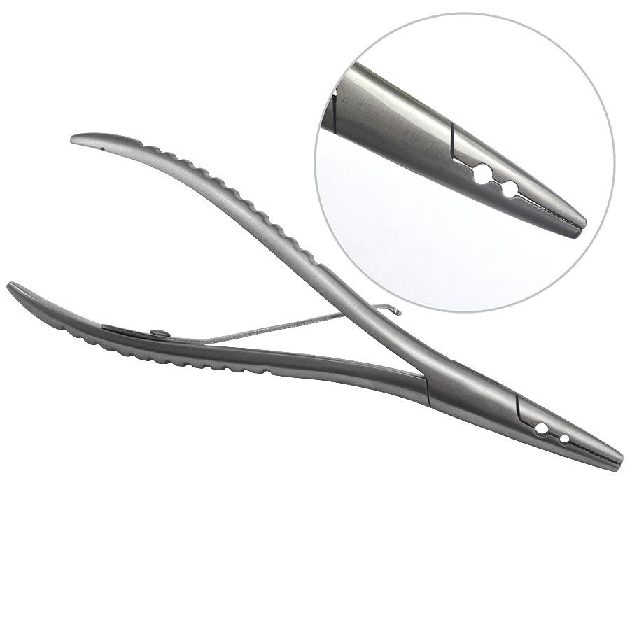 

Инструмент для наращивания волос Щипцы для волос из нержавеющей стали с 2 отверстиями Инструмент для удаления бусин Инструмент для открывания уточных наращиваний волос Укладка волос Аксессуары для салонов красоты