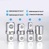 Multipurpose Socket Adapter Converter Set 1/4 3/8 1/2 Inch Square Drive for Quick Tool Conversion Enhances Efficiency