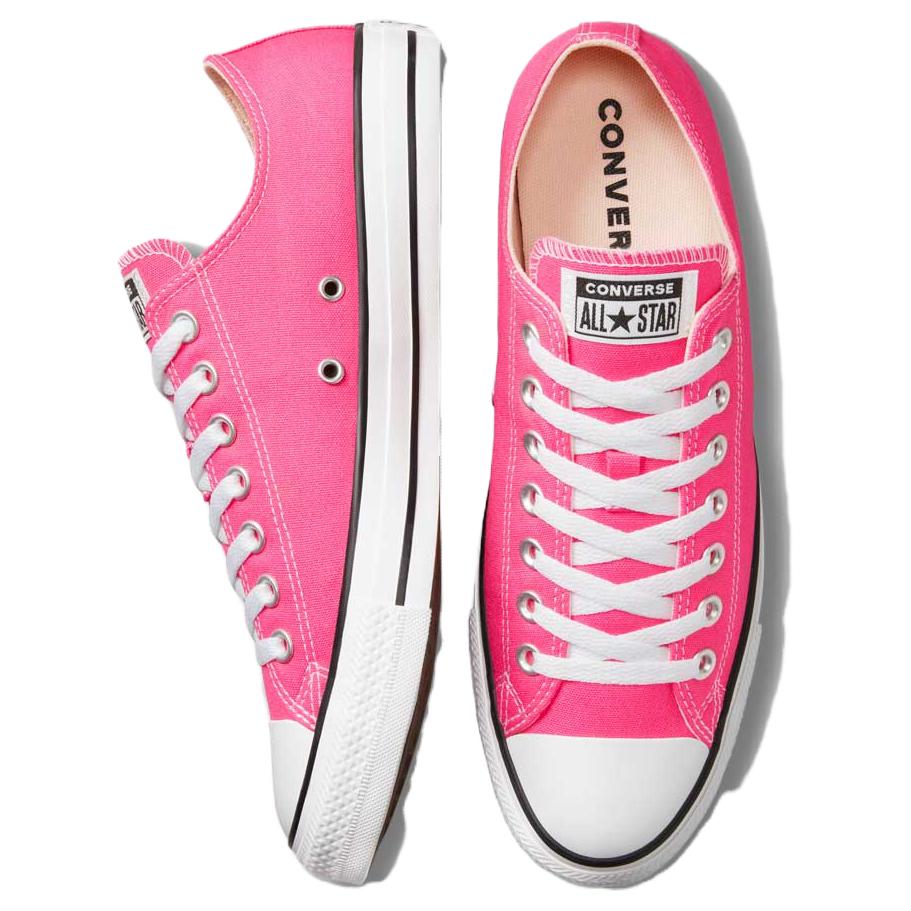Converse All Star Comfortable Simple Low Top Canvas Shoes Unisex Sneakers Pink White A03423C