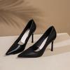 High-heeled Black Stiletto Women's Shoes