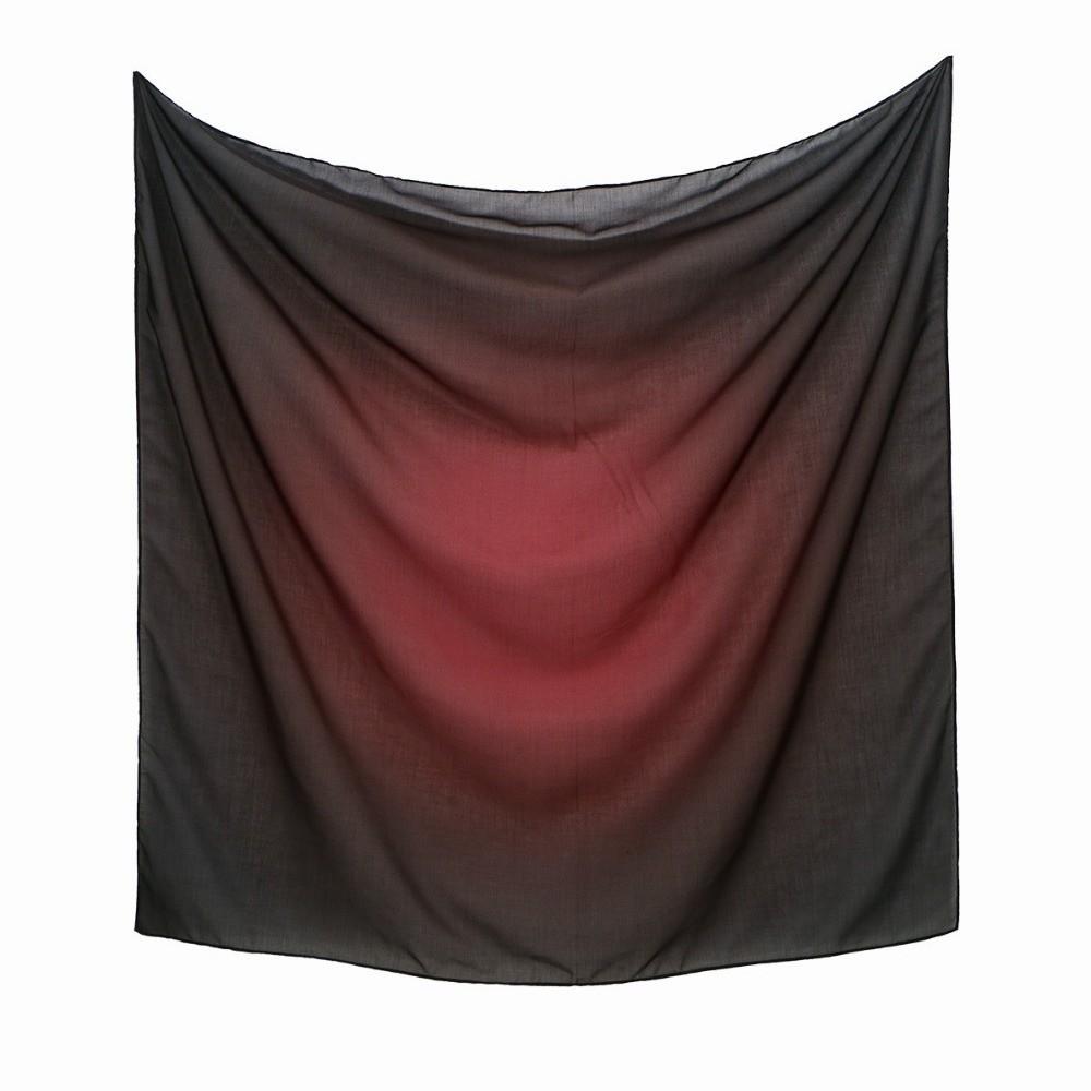 110 x 110 cm Gradient Square Scarf Large Size Turban Headscarf Elegant Muslim Hijab Muslim Women