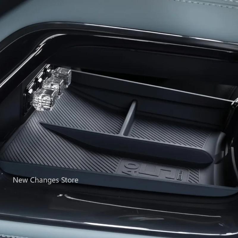 Car Center Console Down Storage Box Fit for BYD Denza B5 Modified Auto Center Console Silicone Storage Box Car Upgrade Parts