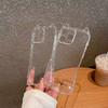 Shockproof Airbag Phone Case Cat Ears For iPhone 17 Air 16 Plus 15 14 13 12 11 Pro Max X XS XR 7 8 SE 2022 2020 Transparent Protective Cover For Women