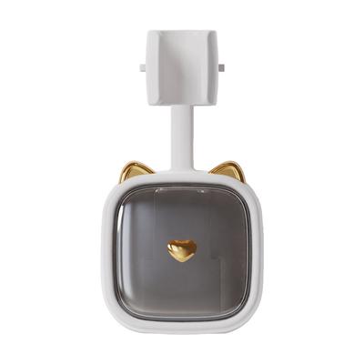 Shower Holder Bathroom Wall Punch Free Bracket Flexible Self Adhesive Plastic Moisture-proof Sprayer Stand with Hanger