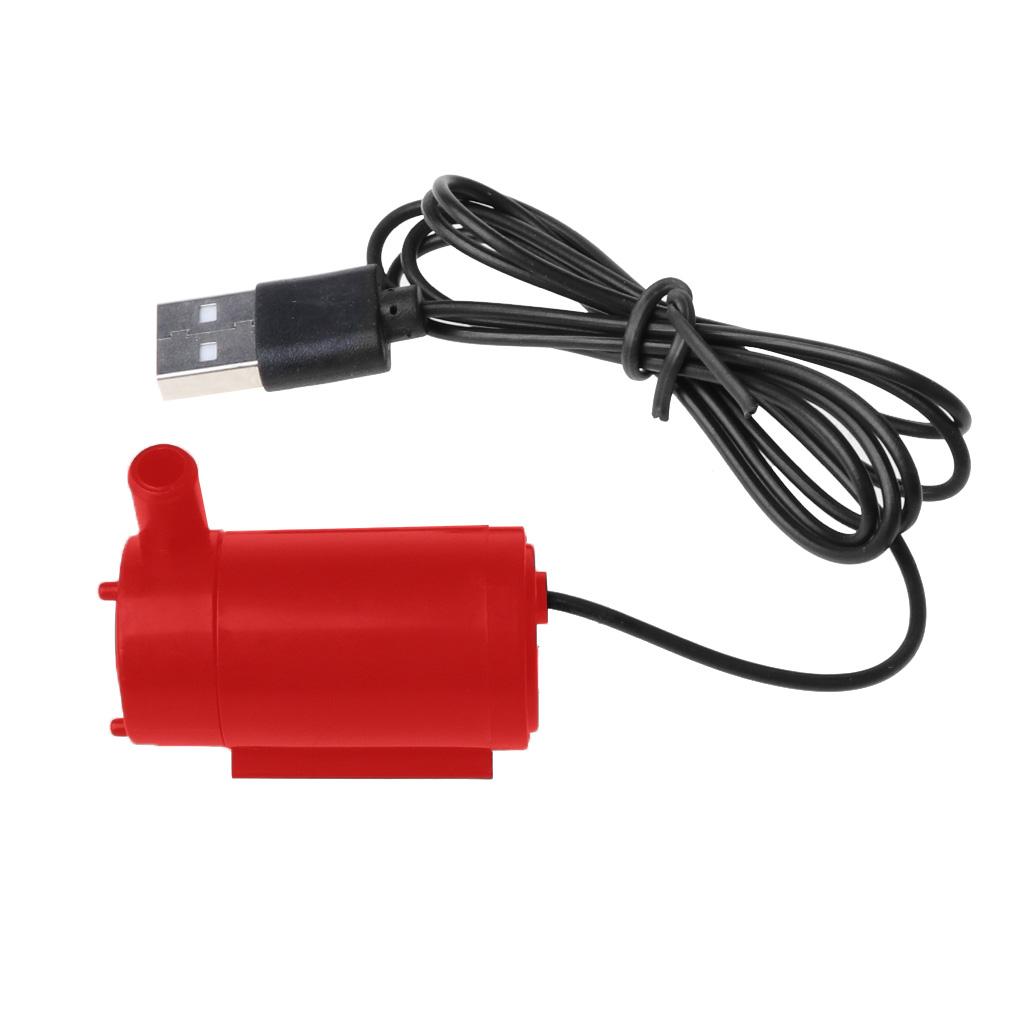 Micro Submersible Water Pump Fish Tanks Aquarium USB Powered for DC 5V 2-3L/min Mini Motor Water-pump