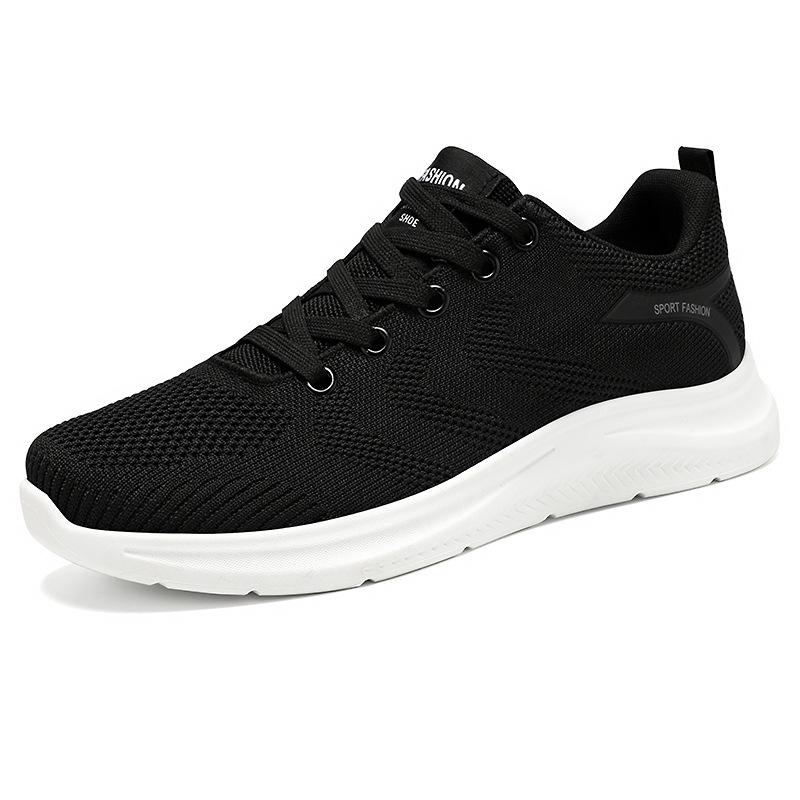Men's Sneakers In Summer New Lightweight and Breathable Outdoor Running Shoes Mesh Soft Sole Breathable Flying Casual Shoes