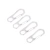 2/5Pcs Stainless Steel Keychain Carabiner Buckle Outdoor Camping Spring Snap Hooks Dog Chain Key Chain Tool Clips Accessories