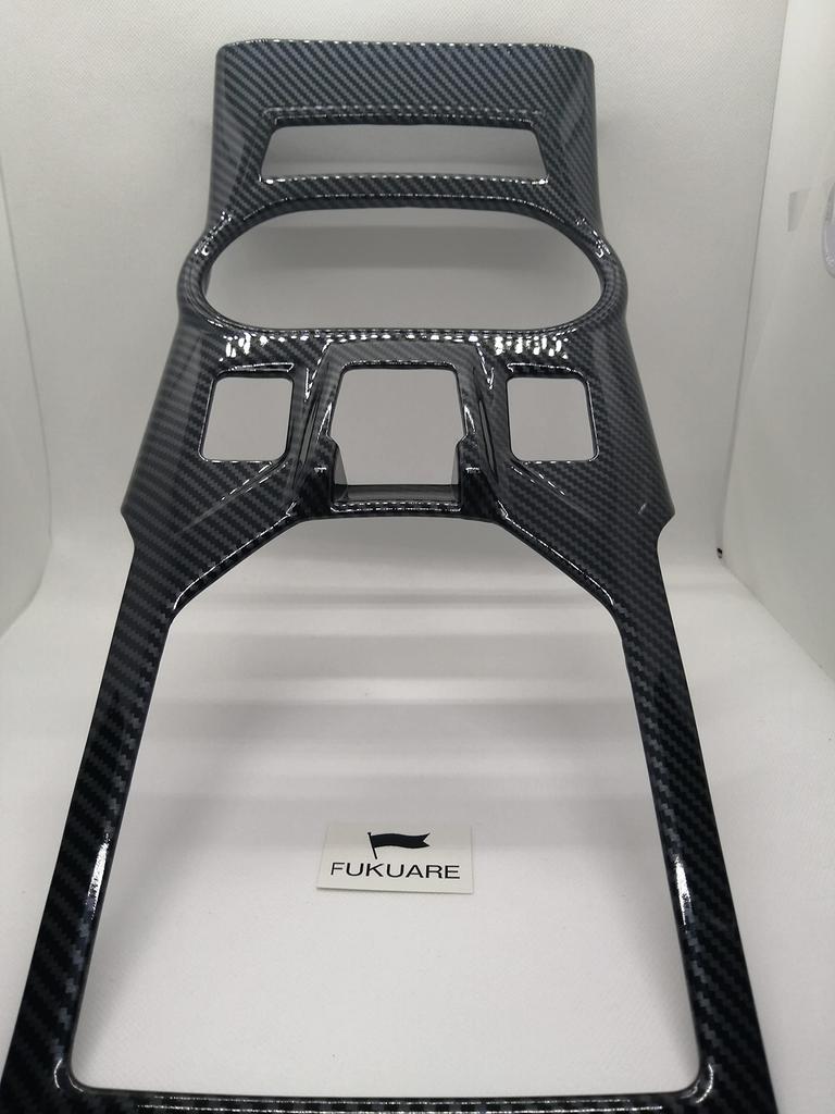 FUKUARE Subaru Impreza XV GT Series Shift Panel Center Panel Cover Black Carbon Fiber Look Interior Custom Parts