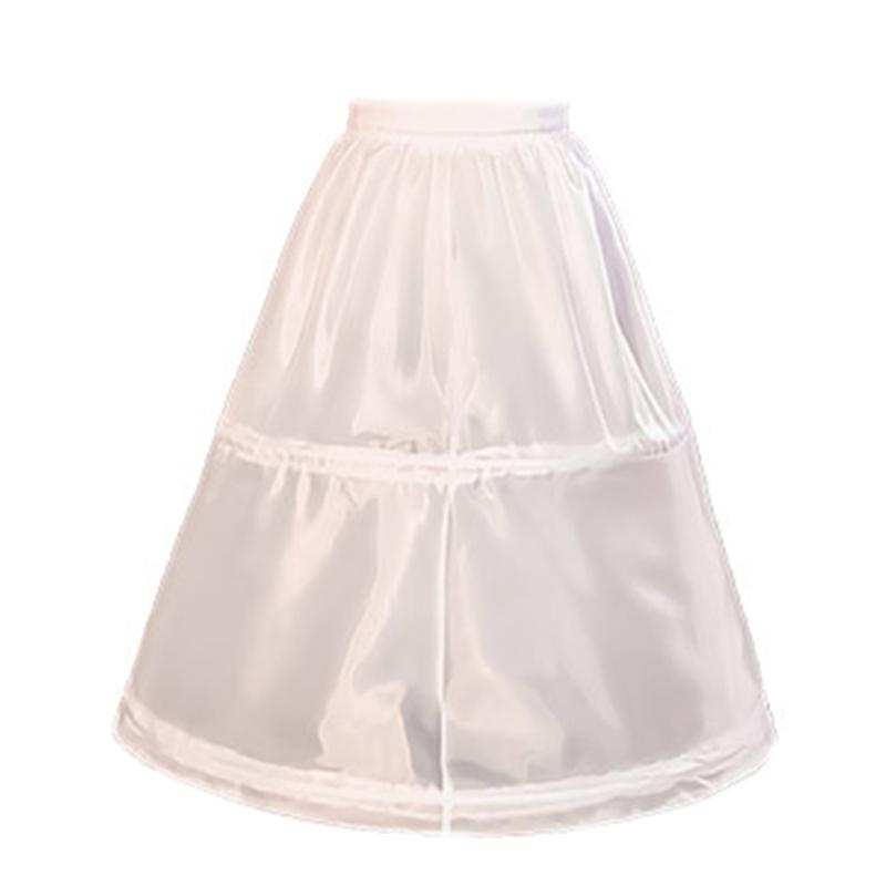 

Childrens White Petticoat With Flexible Steel Hoops 50Cm Underskirt For Formal Occasion Quick Wear Breathable Design 1 белый