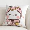 Office Living Room Home Pillowcase Kawaii Cartoon Bear Pattern Pillowcase Car Ornaments