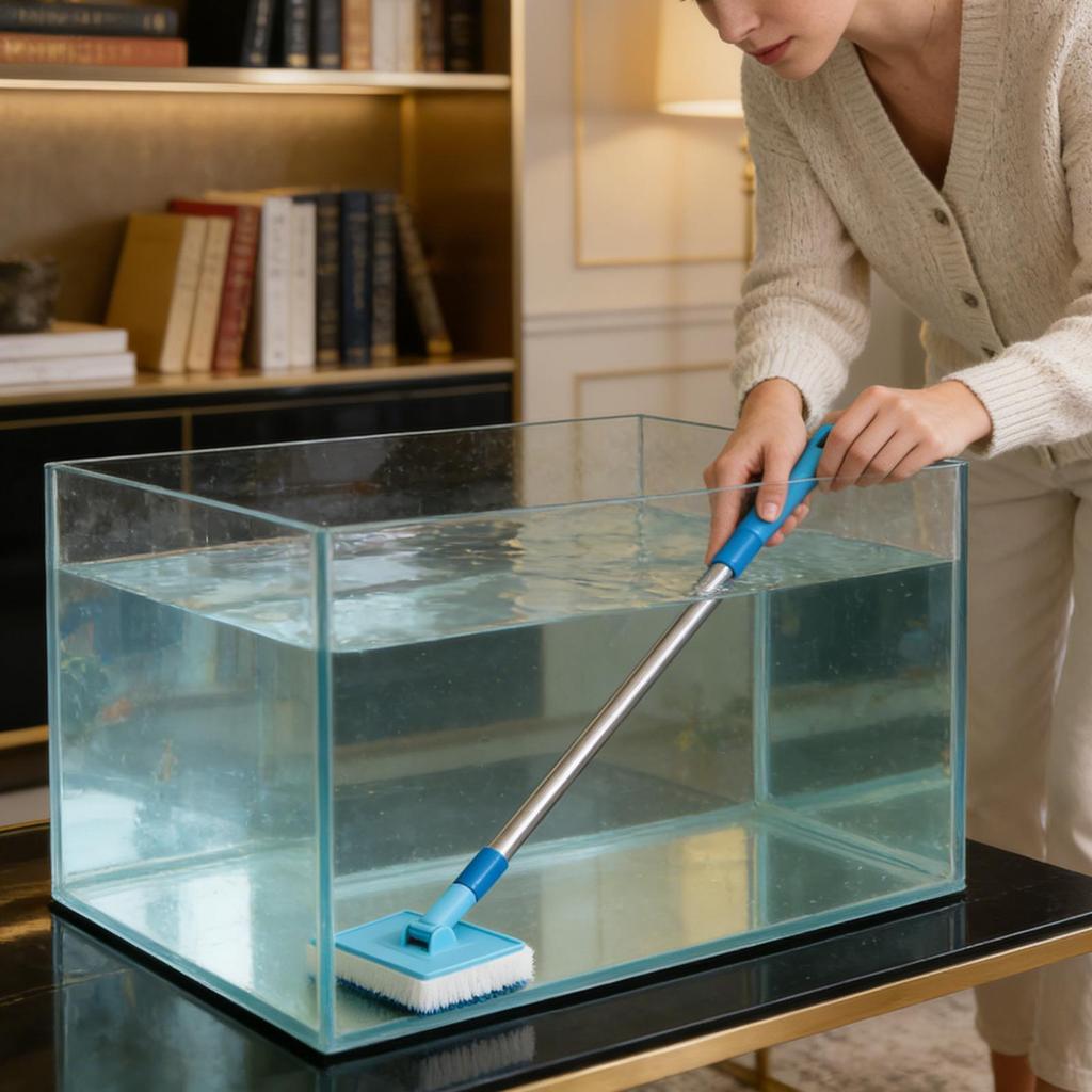 High Quality Aquarium Fish Tank Cleaning Tools Floating Algae Scraper Sponge Plant Cleaning Brushes For Aquarium Glass Window